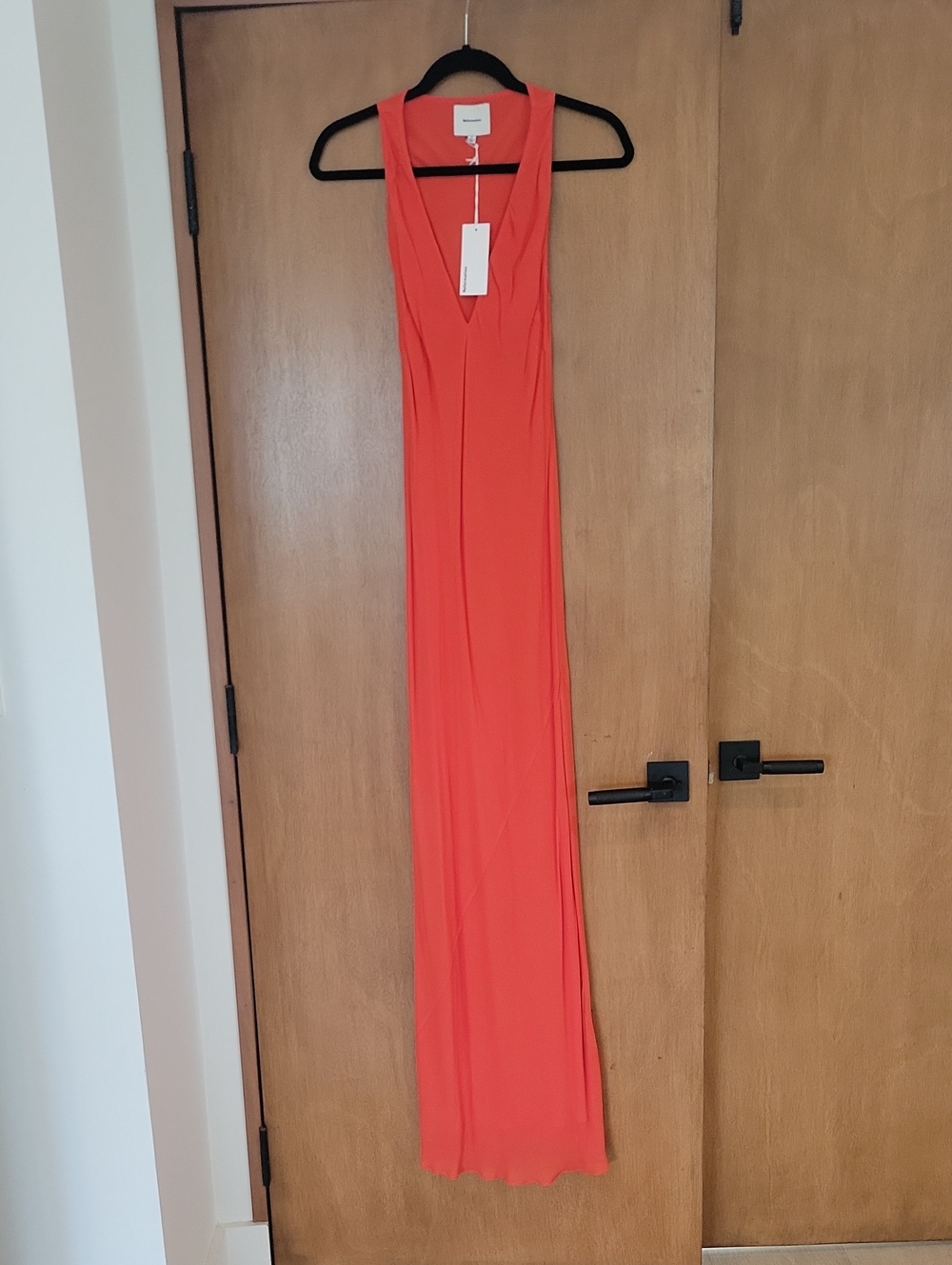 Reformation Siana Sleeveless Maxi Dress, Paprika, Size 6
